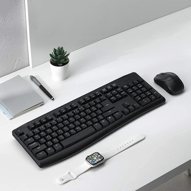 Rapoo X1800 Pro Wireless Keyboard and Mouse Combo - Arabic/English