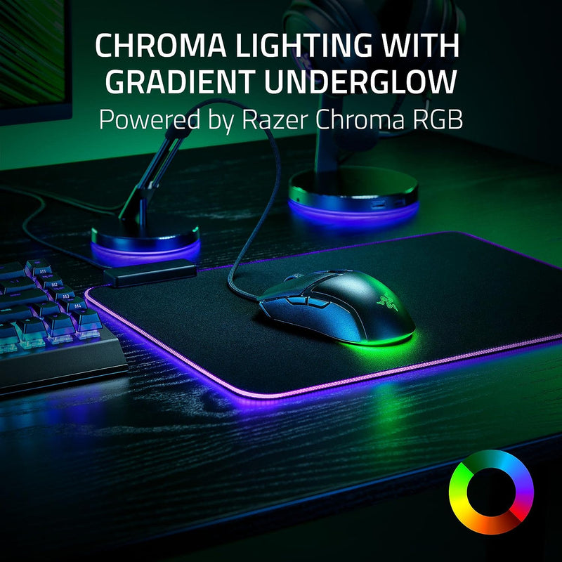 Razer Cobra Wired Gaming Mouse: 58g Lightweight Design - Gen-3 Optical Switches - Chroma RGB Lighting with Underglow - Precise 8500 DPI Optical Sensor - 100% PTFE Mouse Feet - Speedflex Cable - Black