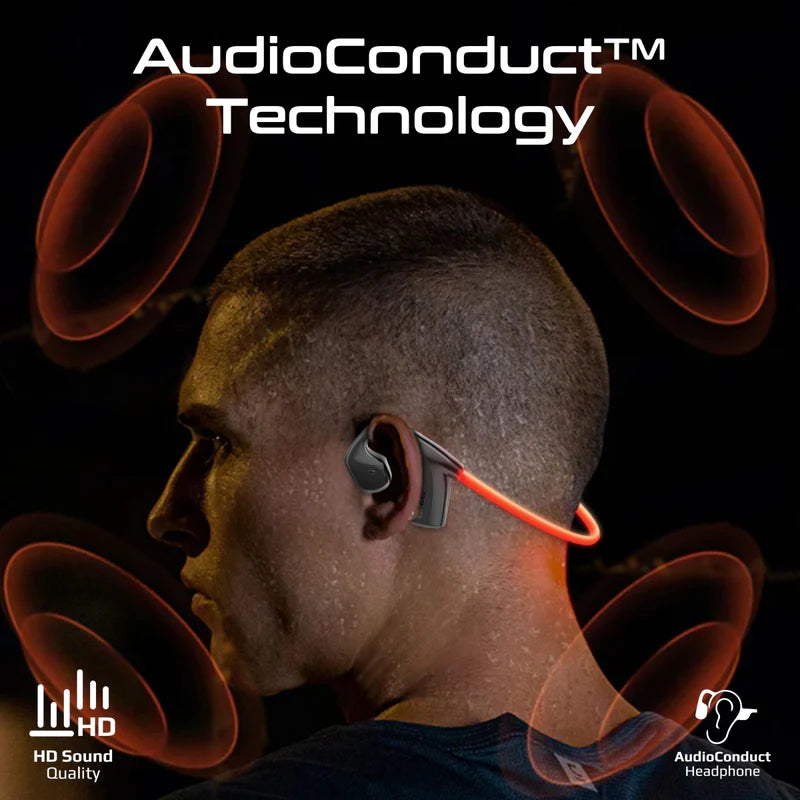 Promate RippleGlow AudioConduct™ High-Endurance Wireless Neckband Earphones