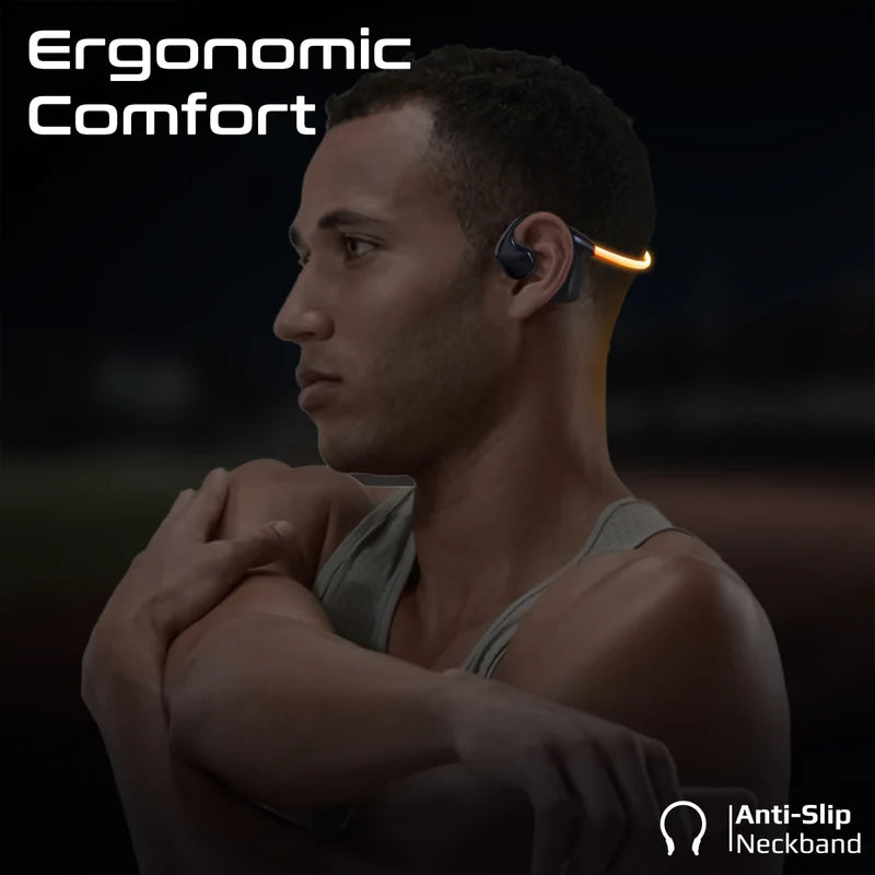 Promate RippleGlow AudioConduct™ High-Endurance Wireless Neckband Earphones