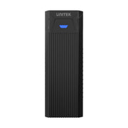 علبة UNITEK SolidForce Lite NVMe M.2 SSD - USB 3.2 الجيل الثاني (10 جيجابت في الثانية)، علبة ألومنيوم بدون أدوات، تدعم UASP، لمحركات أقراص M-Key PCIe SSD