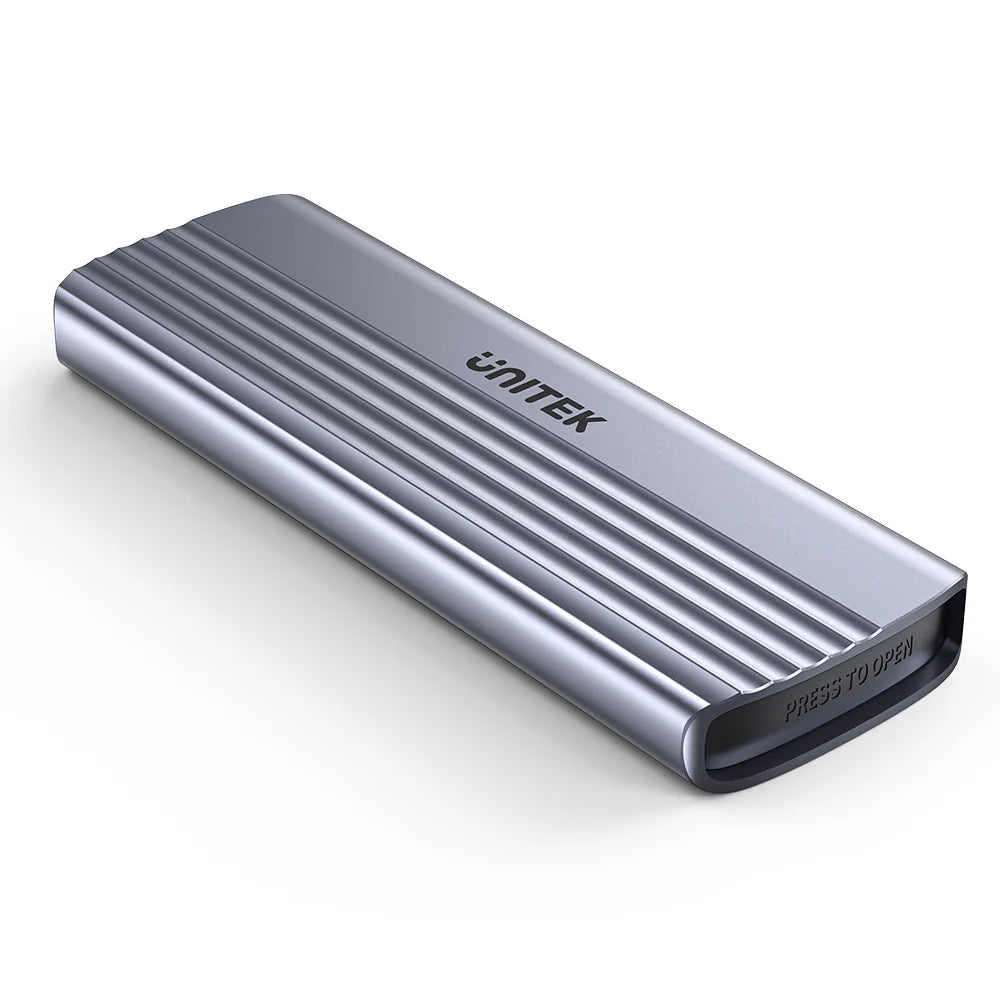 Unitek M.2 PCIe NVMe SSD Enclosure – USB-C 3.1 Gen 2 - 10Gbps Transfer Speed - Supports M-Key & B&M-Key SSDs (2230/2242/2260/2280) - Aluminum Alloy