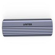 علبة SSD من Unitek M.2 PCIe NVMe - USB-C 3.1 Gen 2 - سرعة نقل 10 جيجابت في الثانية - تدعم محركات أقراص SSD M-Key وB&amp;M-Key (2230/2242/2260/2280) - سبيكة ألومنيوم