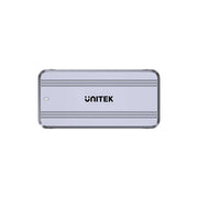 علبة وحدة تخزين M.2 SSD من UNITEK بسرعة 40 جيجابت في الثانية USB4 — علبة خارجية عالية السرعة لوحدة تخزين NVMe مع منفذ USB-C، تصميم تبريد من الألمنيوم، تركيب بدون أدوات
