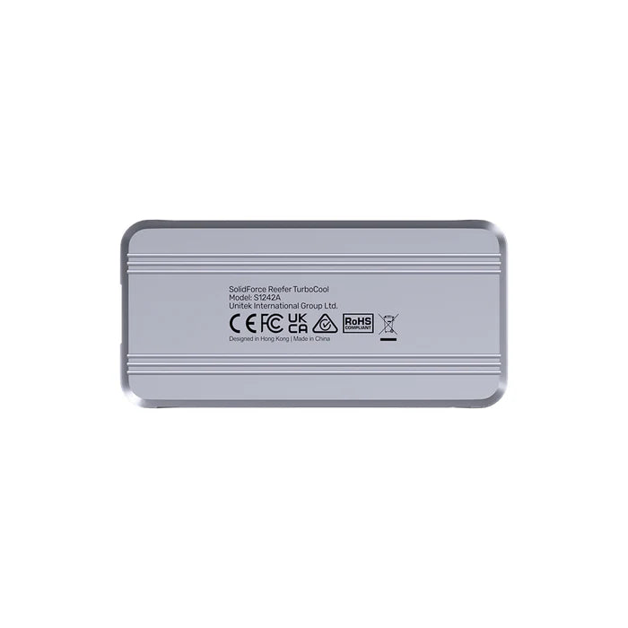 علبة وحدة تخزين M.2 SSD من UNITEK بسرعة 40 جيجابت في الثانية USB4 — علبة خارجية عالية السرعة لوحدة تخزين NVMe مع منفذ USB-C، تصميم تبريد من الألمنيوم، تركيب بدون أدوات