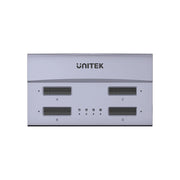 Unitek USB4 4-Bay M.2 SSD Docking Station – 40 Gbps USB4/Thunderbolt3, 1-to-3 Offline Clone, Aluminum, 32 TB Support
