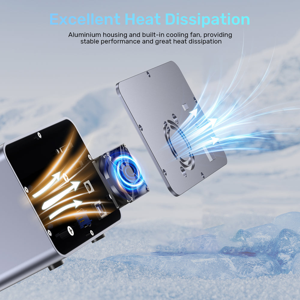 Unitek 2 Bay USB-C RAID External Hard Drive Enclosure