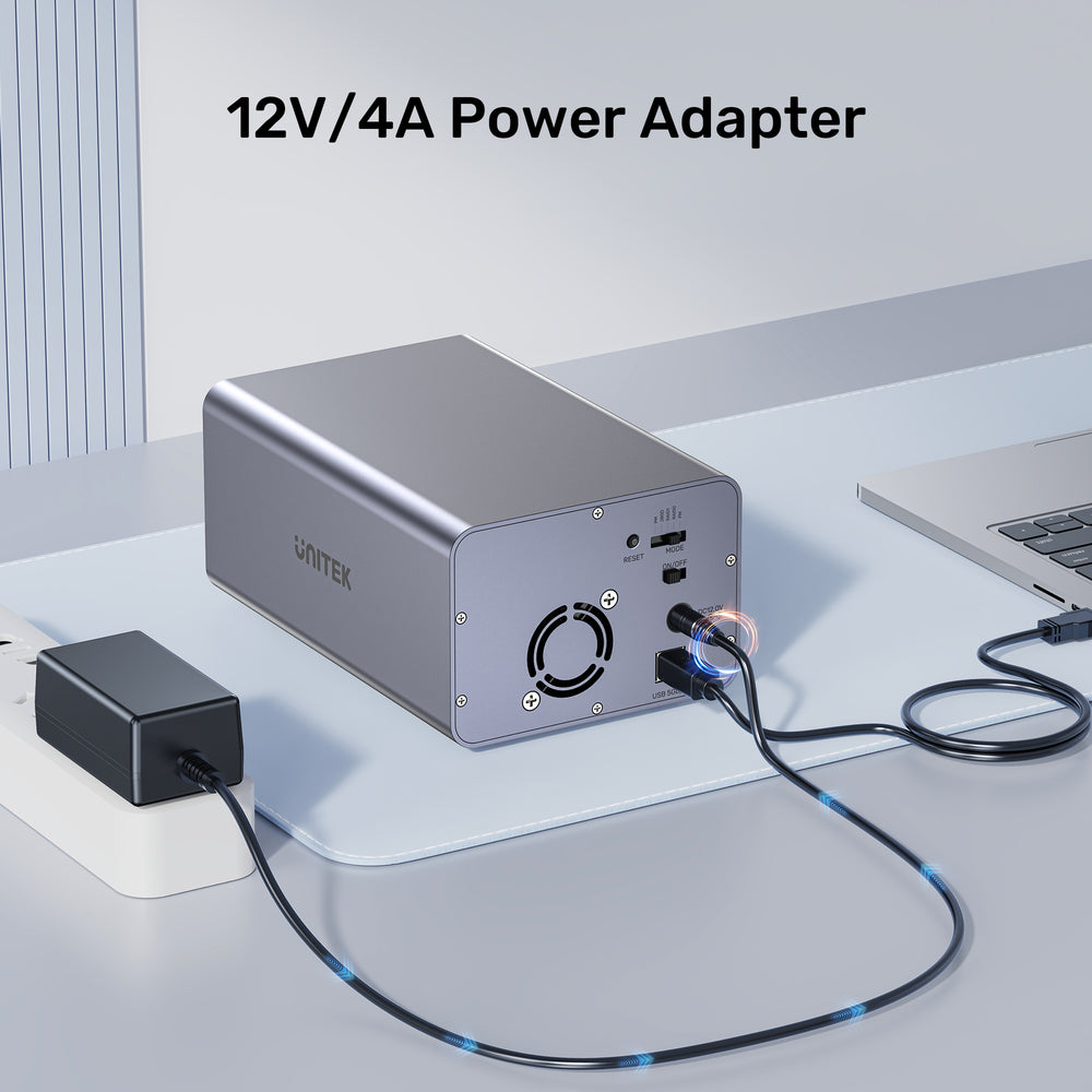 Unitek 2 Bay USB-C RAID External Hard Drive Enclosure