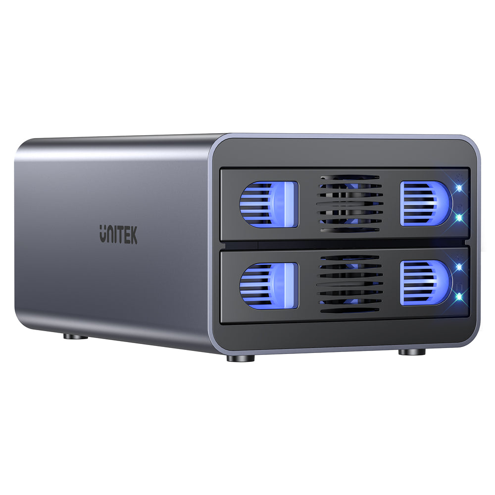 Unitek 2 Bay USB-C RAID External Hard Drive Enclosure