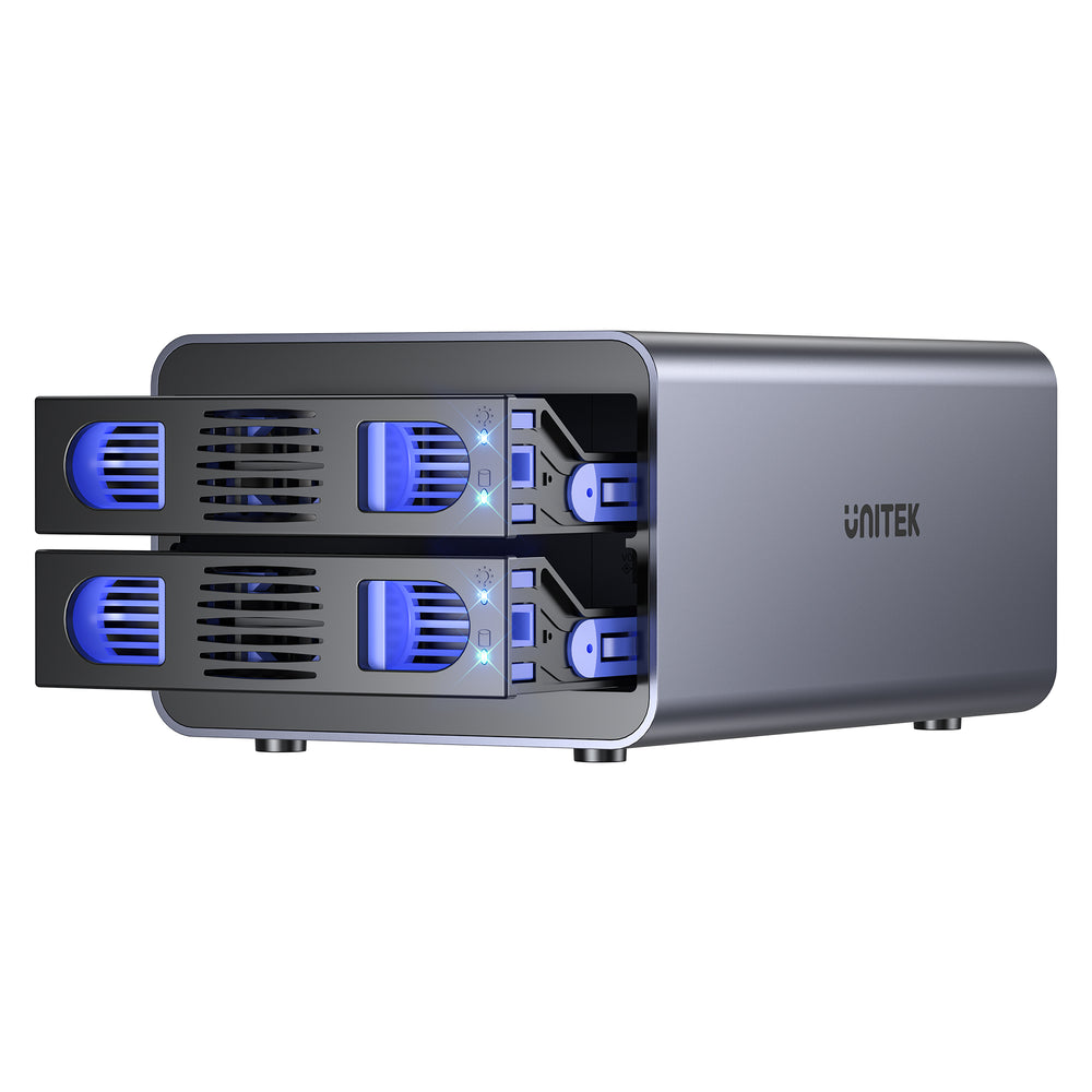 Unitek 2 Bay USB-C RAID External Hard Drive Enclosure
