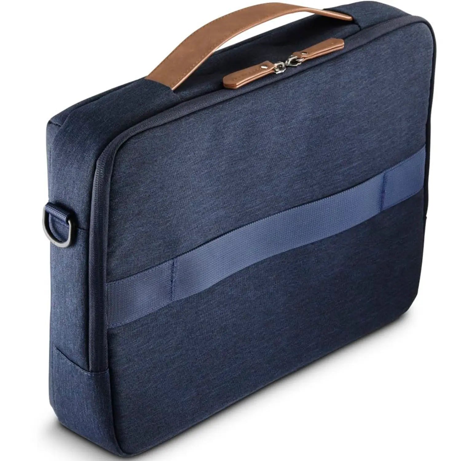 Hama Casual Laptop Bag for 14.1" Laptop , Padded Notebook & Tablet Compartments , Water-Resistant , Organizer Pocket , Adjustable Shoulder Strap , Blue