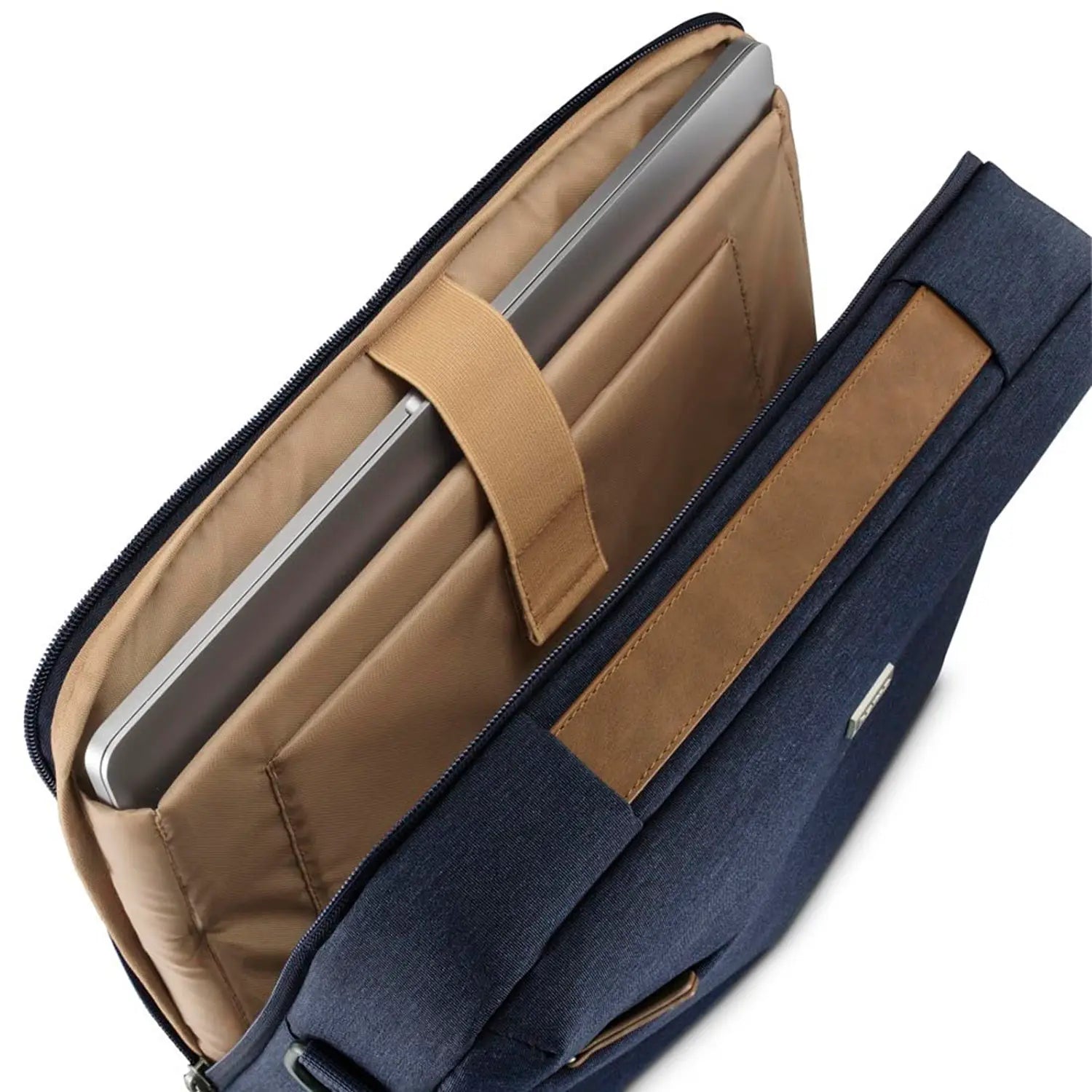 Hama Casual Laptop Bag for 14.1" Laptop , Padded Notebook & Tablet Compartments , Water-Resistant , Organizer Pocket , Adjustable Shoulder Strap , Blue