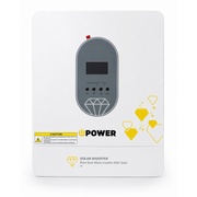 عاكس شمسي iPower GA4024EMH بقدرة 4 كيلوواط وجهد 24 فولت، قدرة قصوى للألواح الكهروضوئية 4500 واط، نطاق MPPT ‏60-500 فولت، موجة جيبية نقية، نظام إدارة بطارية الليثيوم BMS، IP21