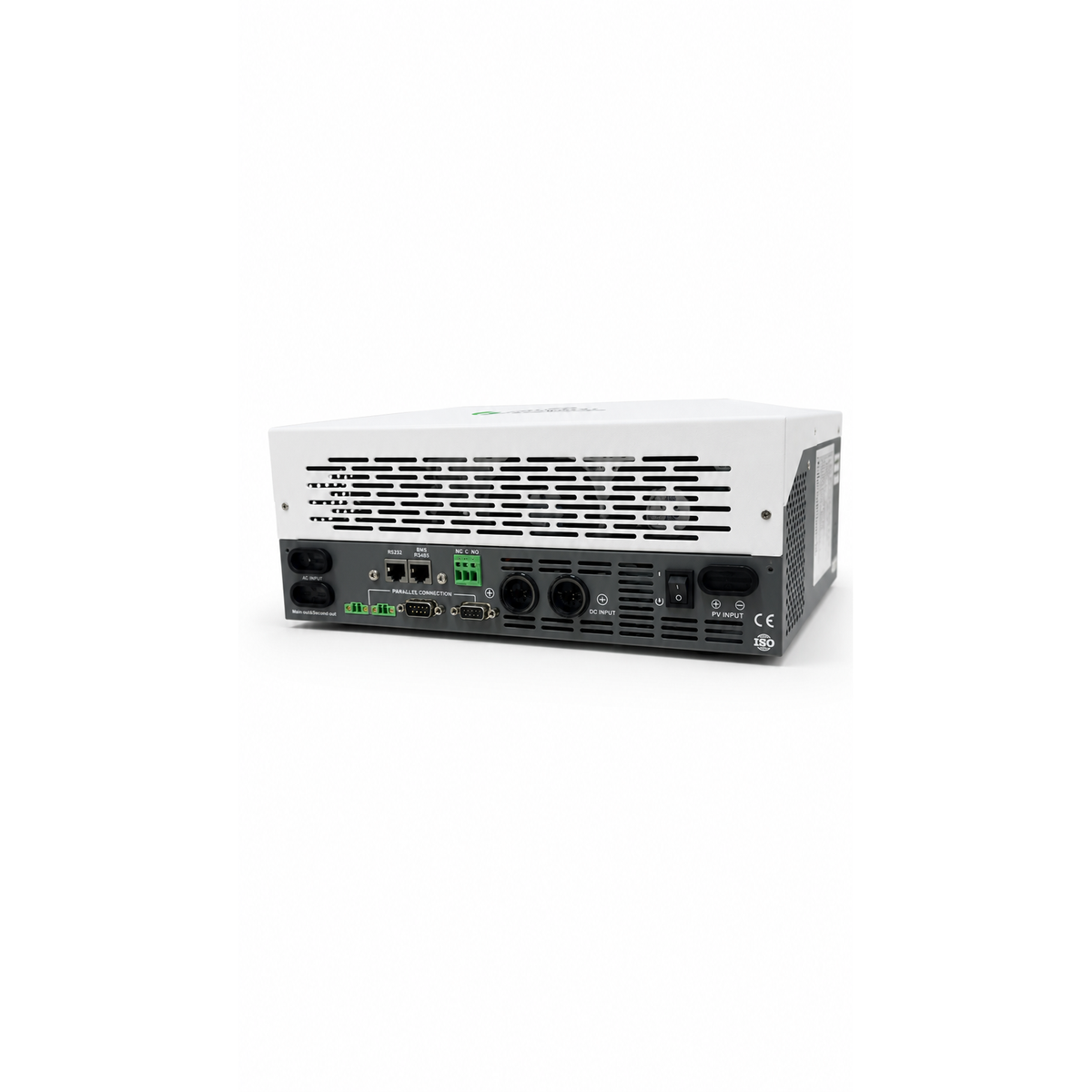 عاكس شمسي iPower GA4024EMH بقدرة 4 كيلوواط وجهد 24 فولت، قدرة قصوى للألواح الكهروضوئية 4500 واط، نطاق MPPT ‏60-500 فولت، موجة جيبية نقية، نظام إدارة بطارية الليثيوم BMS، IP21