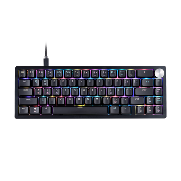 XPG Sorcerer Mini Black 65% Form Factor Triple Layered Damping Foam 66 Keys (ANSI)67 Keys(ISO) Detachable USB ( En )