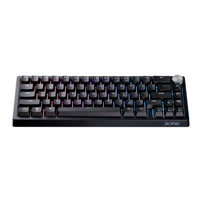 XPG Sorcerer Mini Black 65% Form Factor Triple Layered Damping Foam 66 Keys (ANSI)67 Keys(ISO) Detachable USB