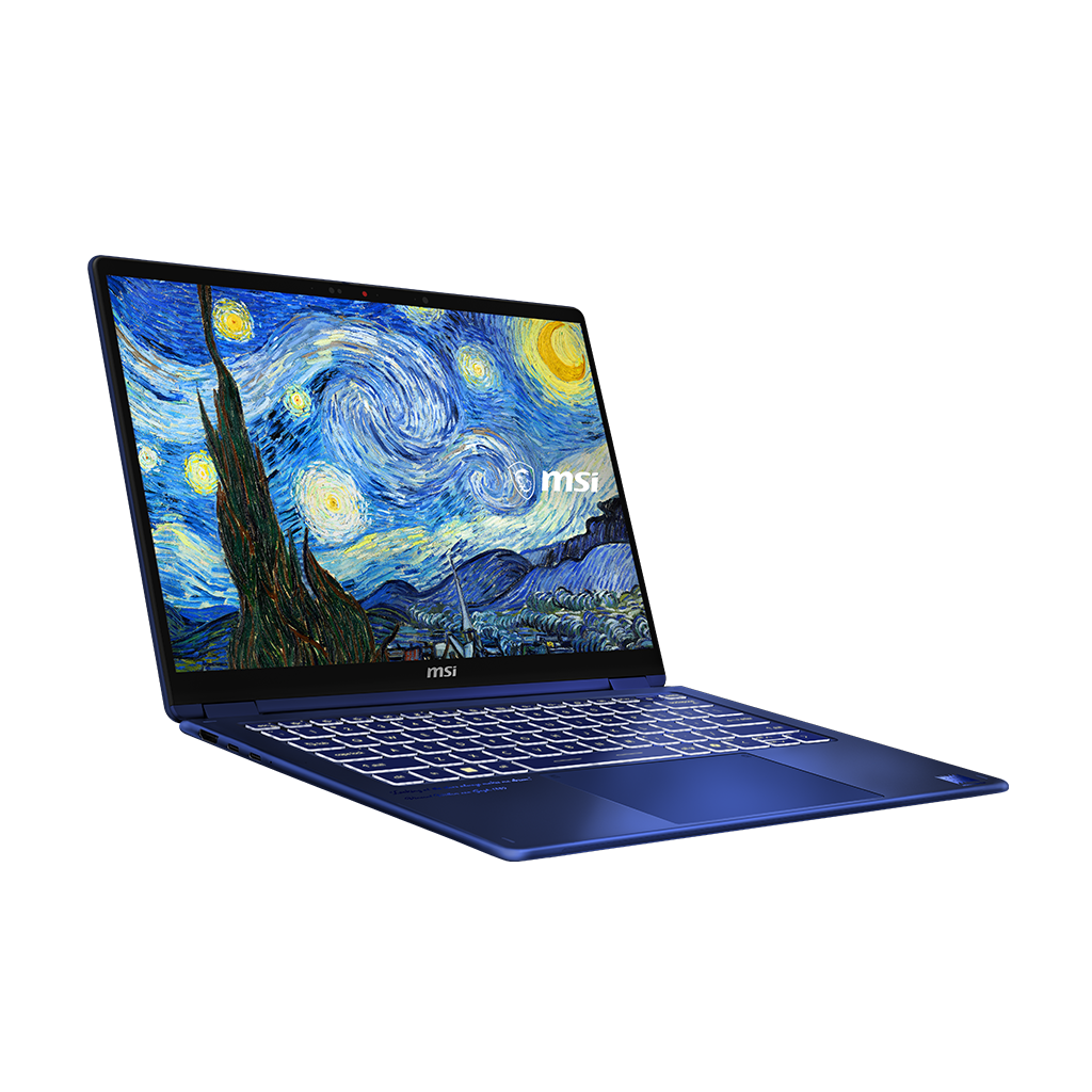 MSI Prestige 14 Flip AI+ Starry Night - Van Gogh Edition Copilot+ PC - 14” FHD+ OLED 60Hz Touchscreen - Intel Core Ultra X9 378H - 32GB RAM - 1TB SSD - Shared - WIN 11