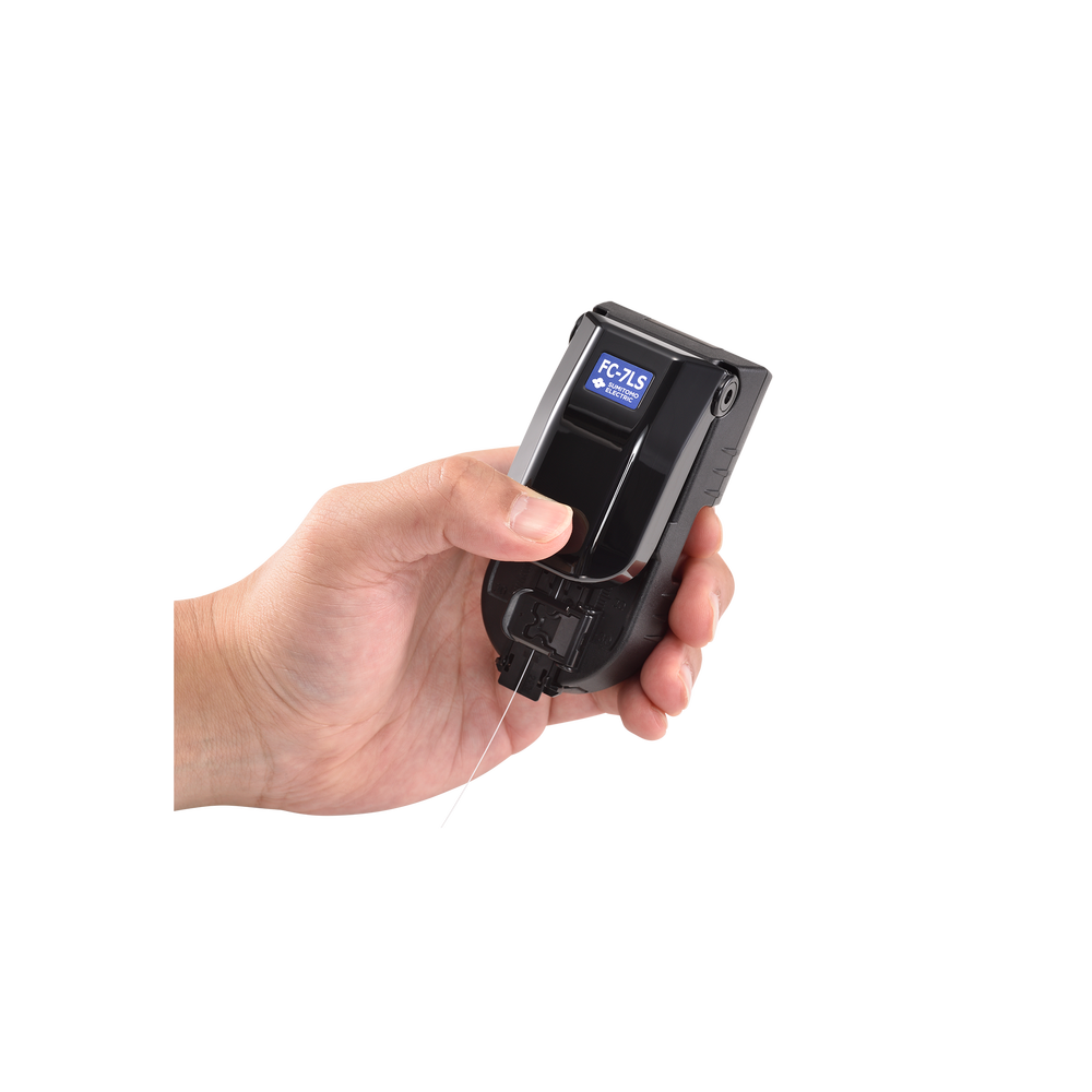 Sumitomo FC-7LS Optical Fiber Cleaver, Easy One-Hand Operation, Lightweight, High Precision Blade, for Single Fiber and Drop Cable