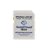 Sumitomo Wireless LAN SD card for SumiCloud™. Compatible with TYPE-72, TYPE-82, TYPE-Q102 series, and other splicers.
