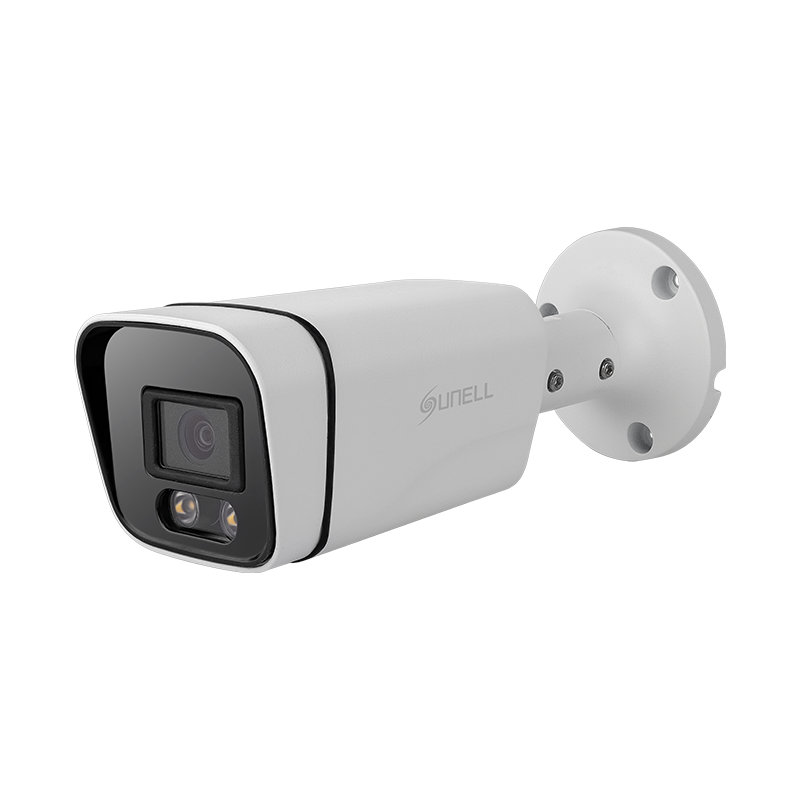 Sunell 8MP Full Color Analog Bullet Camera 2.8mm, AHD/TVI/CVI/CVBS, Mic, 20m Light, 300m Range, IP66 Outdoor