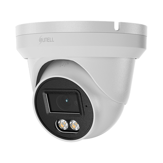 Sunell 8MP Full Color Analog Turret Camera 2.8mm, AHD/TVI/CVI/CVBS, Bu ...