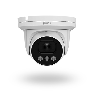 كاميرا IP كاملة الألوان SUNELL 5MP Dome Eyeball، عدسة 2.8 مم، ضوء دافئ 30 مترًا، كشف الوجه/السيارة، صوت/إنذار، فتحة SD، IP66