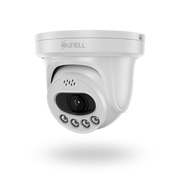 كاميرا IP كاملة الألوان SUNELL 8MP Dome Eyeball، عدسة 2.8 مم، ضوء دافئ 30 مترًا، صوت/إنذار I/O، كشف ذكي، فتحة SD، IP66