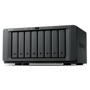 خادم التخزين المتصل بالشبكة (NAS) Synology DS1825+ بـ 8 فتحات، وحدة معالجة مركزية رباعية النواة، تخزين قابل للتوسيع، منفذ إيثرنت 2.5 جيجابت، RAID، نظام تشغيل DSM، حل للأعمال والنسخ الاحتياطي