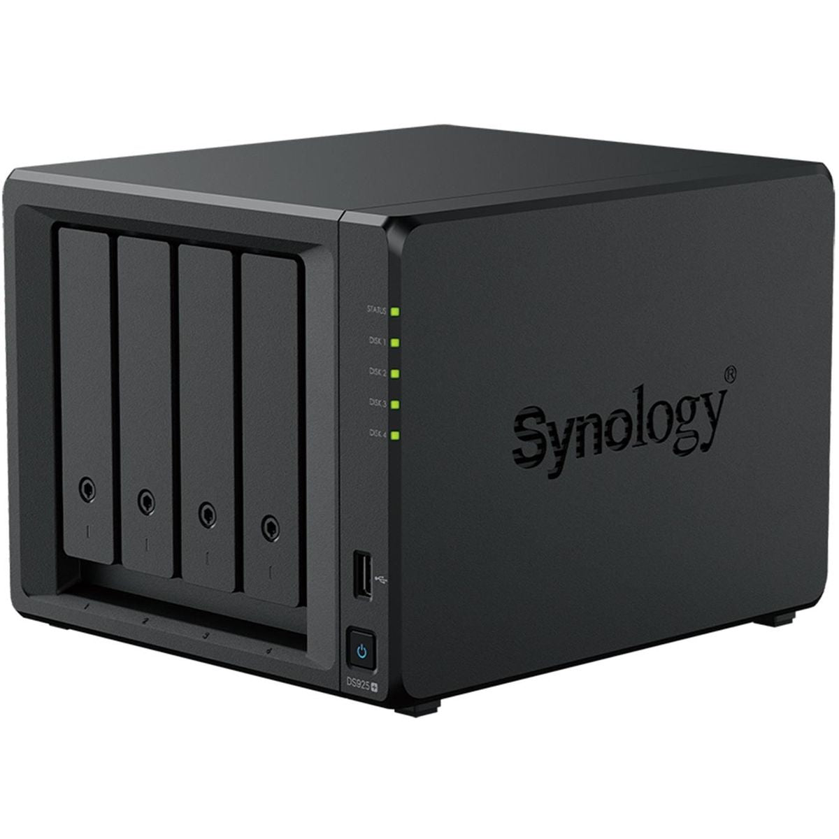 Synology DS925+ 4-Bay NAS Server, 2.5GbE, RAID Storage, DSM OS, Expandable Network Attached Storage for Business & Backup