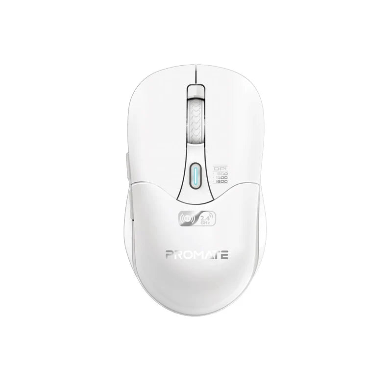 Promate Samo Dual Mode Rechargeable Wireless Mouse with BT & RF Connectivity