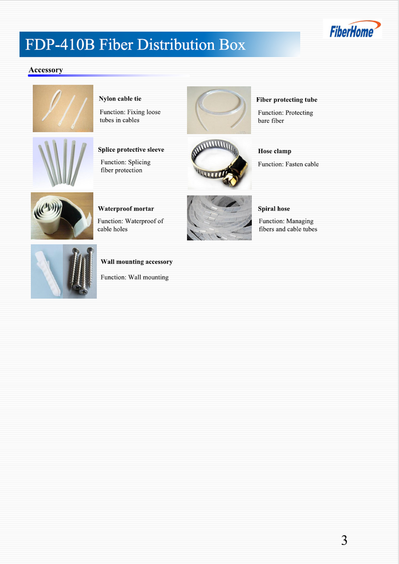 صندوق FiberHome FAT + مقسمات 8 منافذ