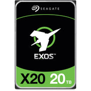 Seagate Exos X20 7200 دورة في الدقيقة SATA III 6 جيجابت/ثانية 3.5 بوصة محرك أقراص ثابتة داخلي - 20 تيرابايت