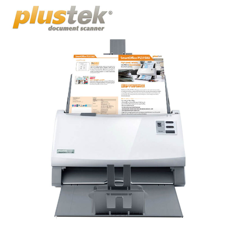 Plustek SmartOffice PS3150U ماسح ضوئي للمستندات الملونة على الوجهين