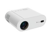 جهاز عرض صغير من أفترون بدقة 1080 بكسل بتقنية دي إل بي - 200 لومن أنسي، يعمل بنظام أندرويد 7، بذاكرة 2 جيجابايت + 16 جيجابايت، يدعم دقة 4K، واي فاي ثنائي النطاق، بلوتوث، بدون بطارية مدمجة