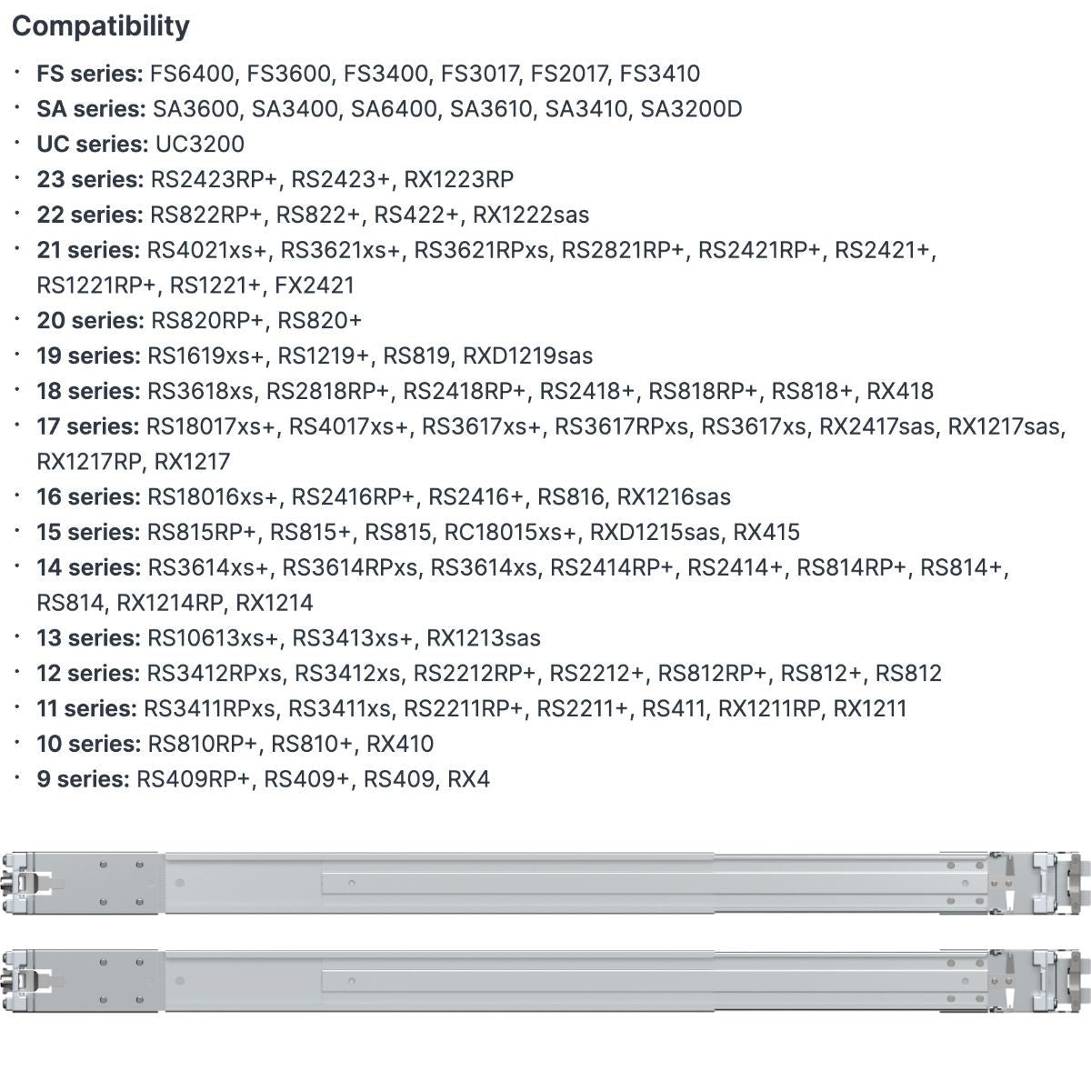 Synology RKS02 Sliding Rail Kit