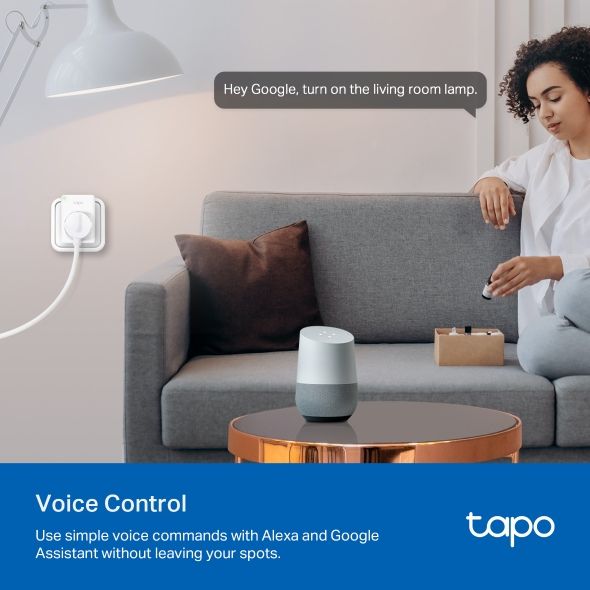 Tapo P110 Mini Smart Wi-Fi Socket, Energy Monitoring