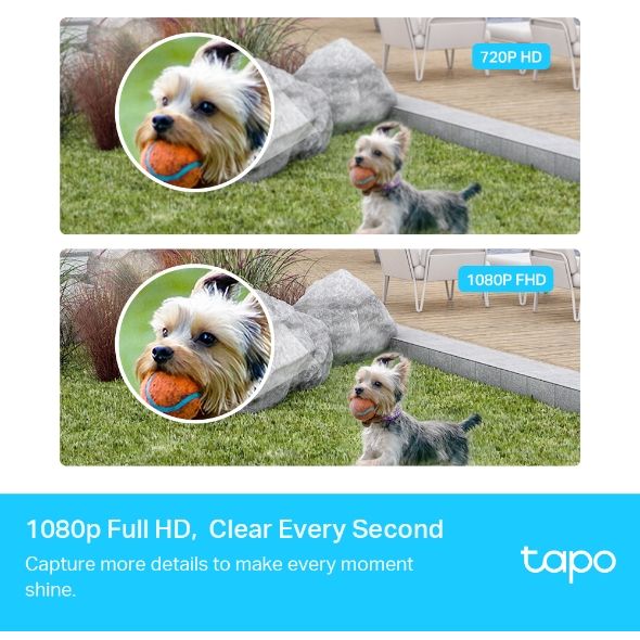 Tapo C400S2 Smart Wire-Free Security Camera System, 2-Camera System