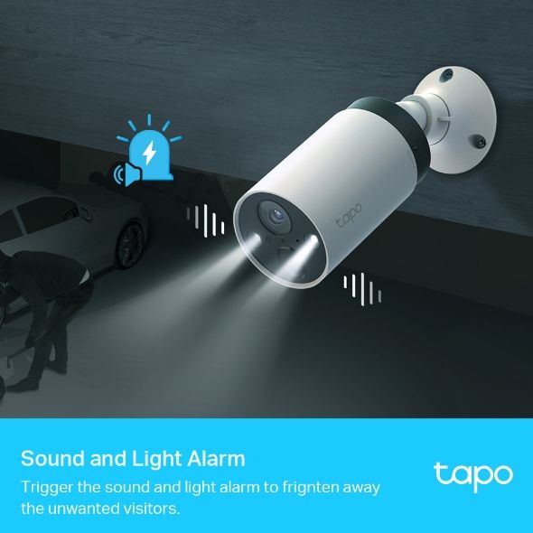Tapo C420S2 Smart Wire-Free Security Camera System, 2-Camera System
