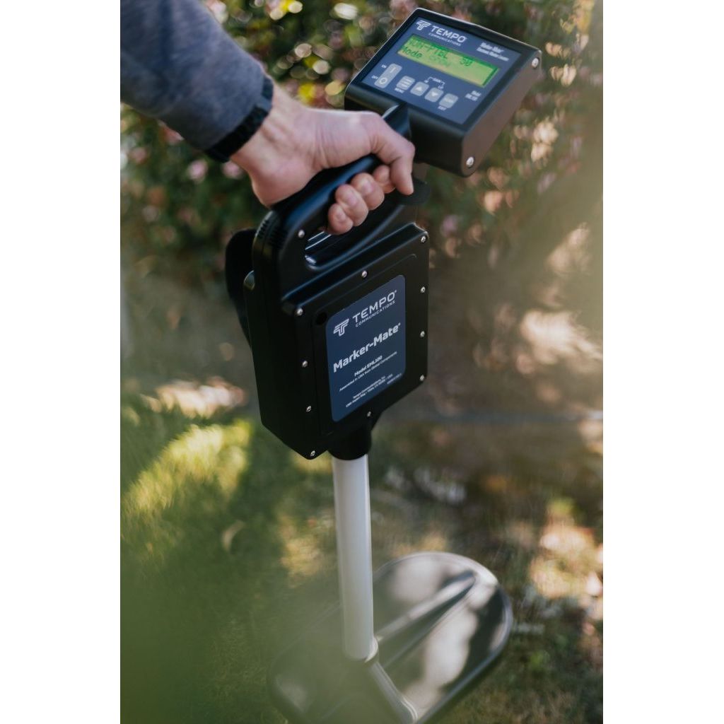 جهاز تحديد العلامات الإلكتروني Tempo Marker-Mate EML100، نطاق كشف يتجاوز 5 أقدام، 9 أنواع من علامات المرافق، ووضعا المسح والتحديد الدقيق