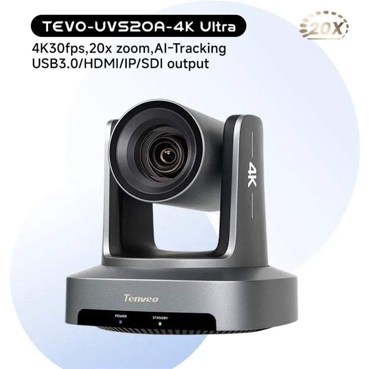 Tenveo TEVO-UVS20A-4K USB Video Conference Camera, 4K UHD, Professional VC Camera