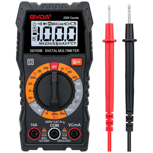 GVDA GD103B Multifunctional Digital Multimeter