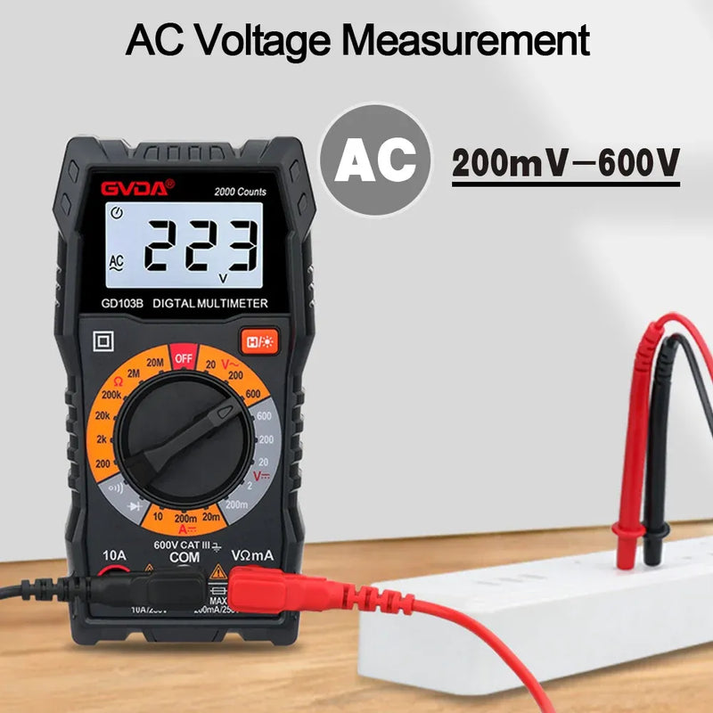 GVDA GD103B Multifunctional Digital Multimeter