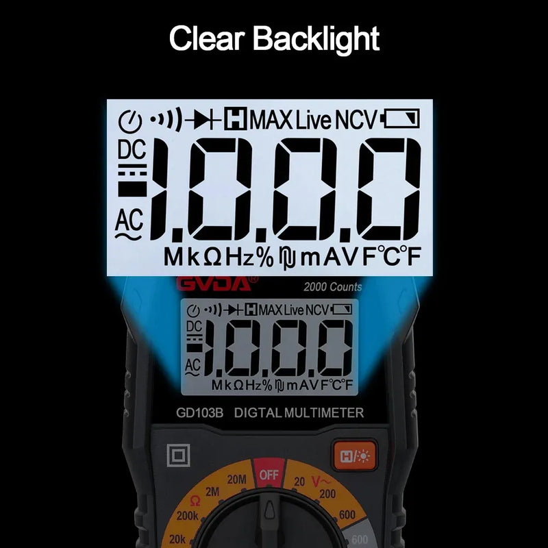 GVDA GD103B Multifunctional Digital Multimeter