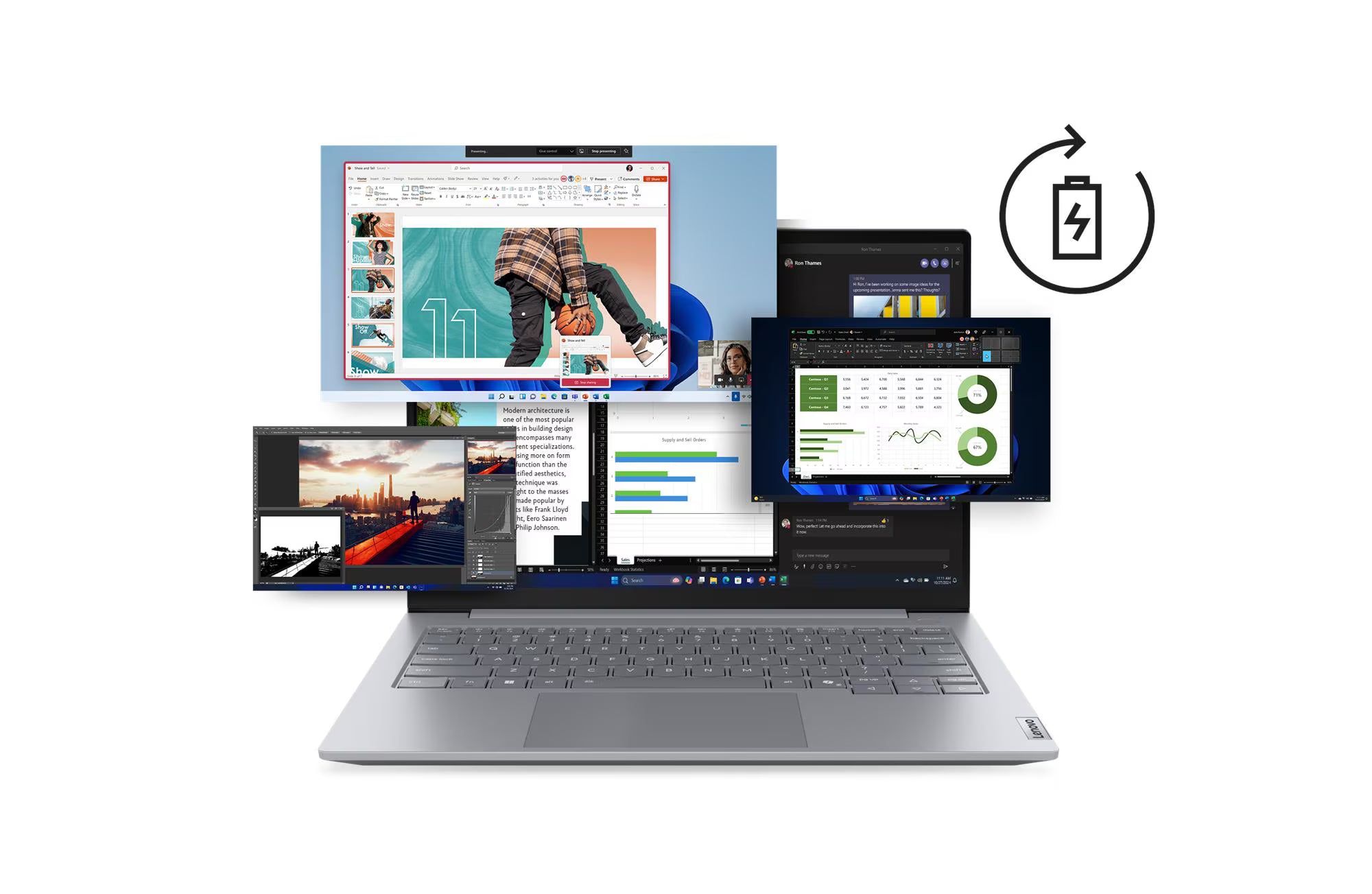 Lenovo ThinkBook 14 G8 IAL - 14" FHD 60Hz - Intel Core Ultra 7 255H -  8GB RAM - 512GB SSD - Shared - WIN 11 PRO K