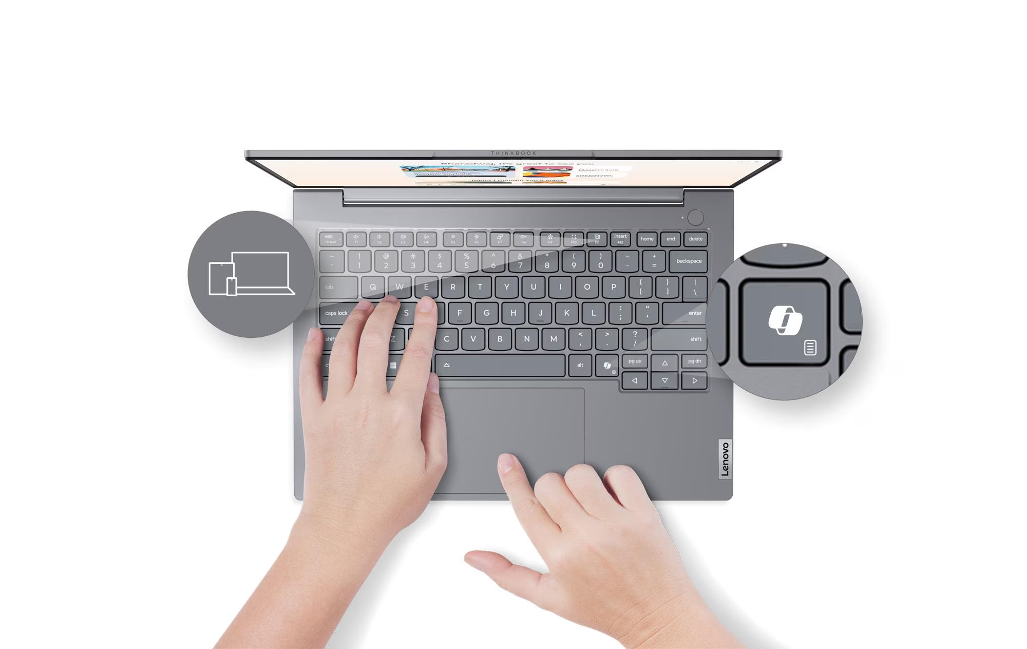 Lenovo ThinkBook 14 G8 IAL - 14" FHD 60Hz - Intel Core Ultra 7 255H -  8GB RAM - 512GB SSD - Shared - WIN 11 PRO K