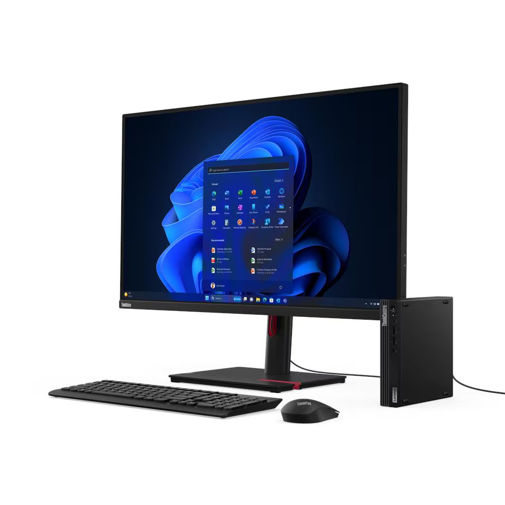 Lenovo ThinkCentre M70q Gen 5 12TD004JGR - Core i7-14700T - 8GB RAM - 512GB SSD - Shared - WIN 11 PRO K