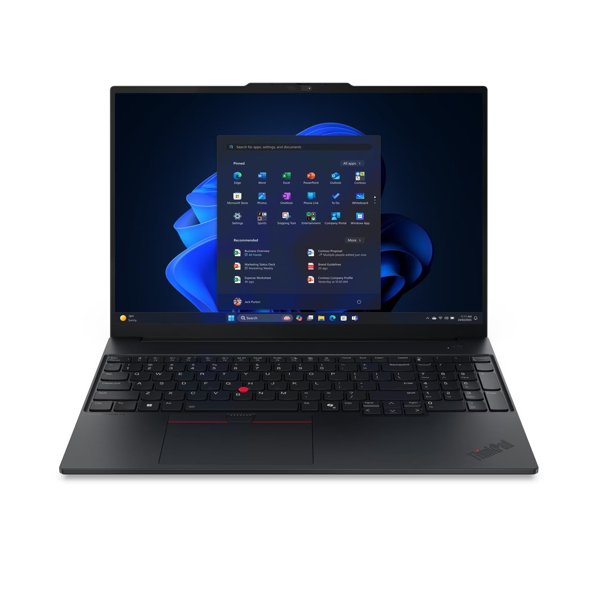 Lenovo ThinkPad E16 Gen 3 22AY0004GR - 16" WUXGA 60Hz - Intel Core Ultra 5 226V - 16GB RAM -  512GB SSD - Shared - WIN 11 PRO K
