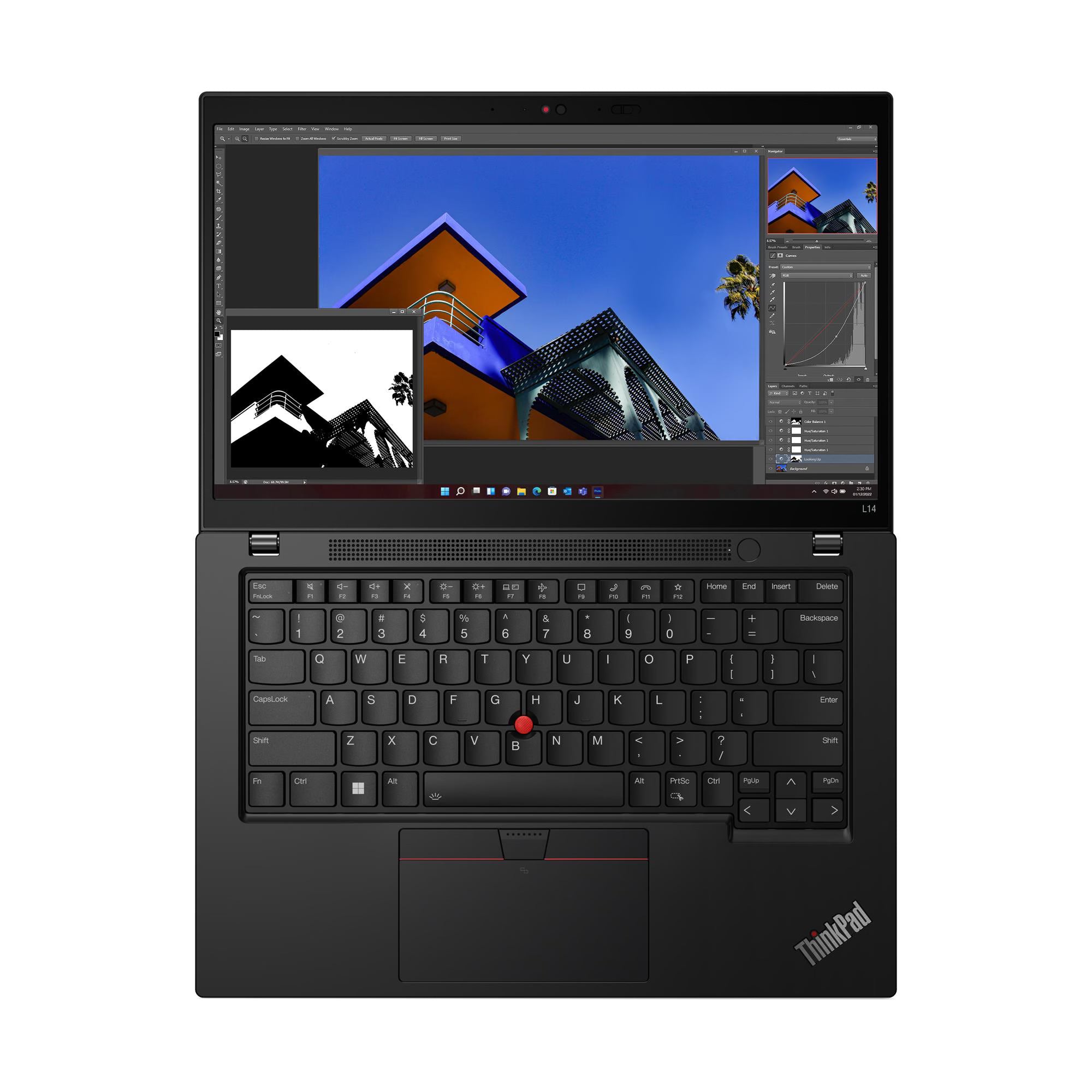 Lenovo ThinkPad L14 Gen 4 21H1007RGR - 14" FHD 60Hz Touchscreen - Intel Core i7-1355U - 16GB RAM - 512GB SSD - Shared - WIN 11 PRO K