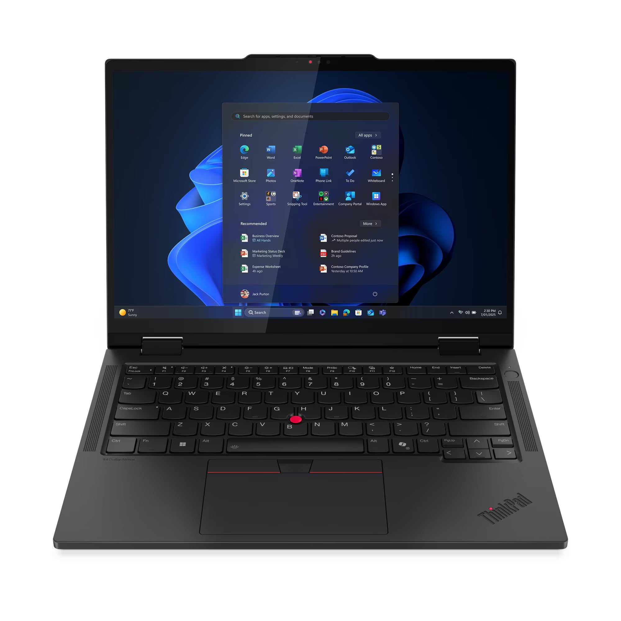 Lenovo ThinkPad T14s 2-in-1 Gen 1 14" FHD 60Hz Touchscreen - Core Ultra 7 255U - 32GB RAM - 1TB SSD - Shared - WIN 11 PRO K
