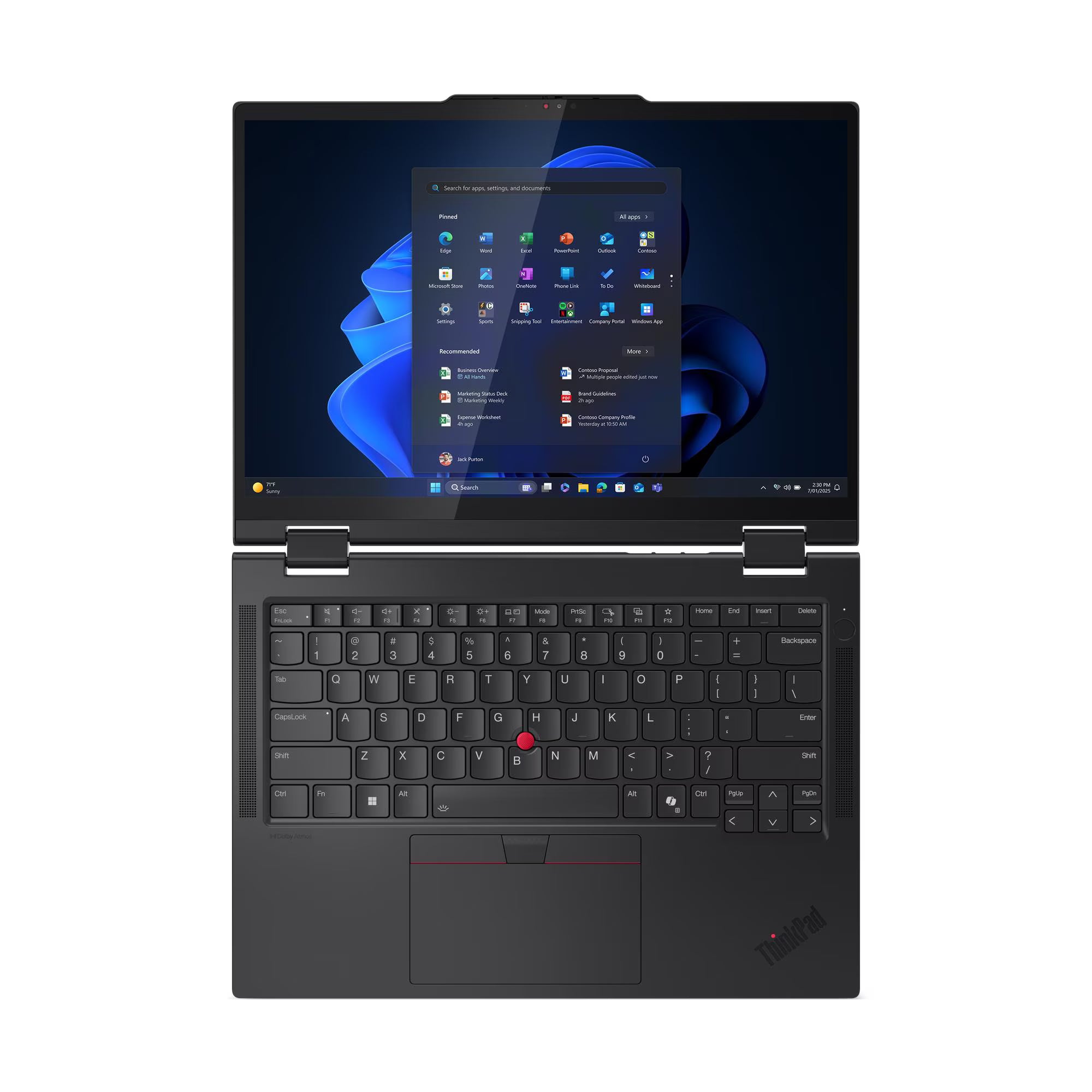 Lenovo ThinkPad T14s 2-in-1 Gen 1 14" FHD 60Hz Touchscreen - Core Ultra 7 255U - 32GB RAM - 1TB SSD - Shared - WIN 11 PRO K